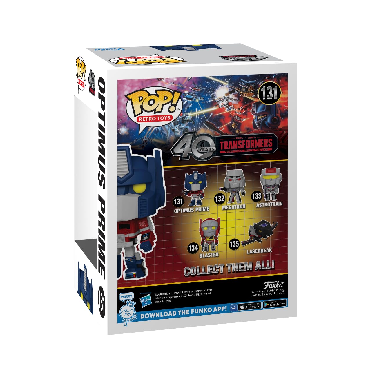 Funko Pop! Retro Toys: Transformers: Generation 1-40Th Anniversary, Optimus Prime