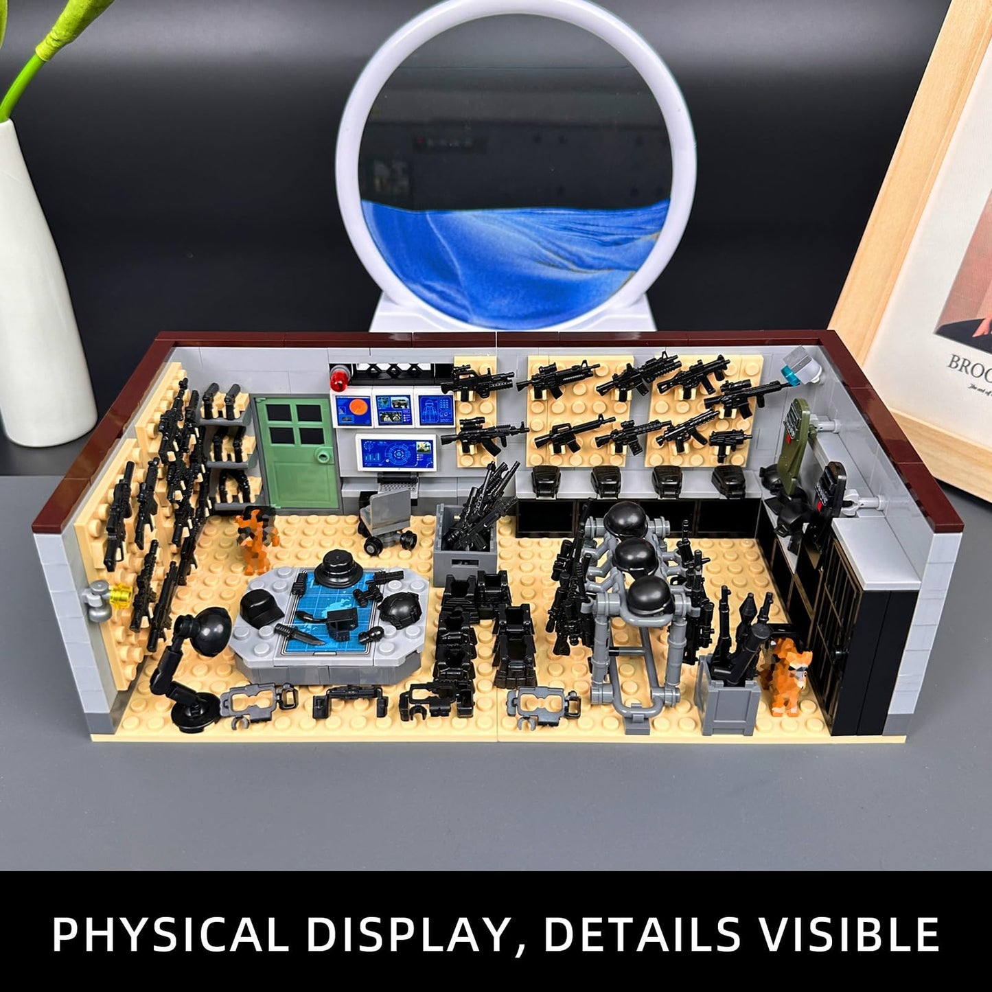 Swat Team Military Base Building Blocks Set with Army  Pack Compatible with Lego WW2 War protective coveringy Building Toy Ideal for Kids 6+ and mature-themeds