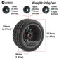 Chanmoo 1/10 RC Short Course Truck Tires And Wheels With 12mm 14mm 17mm Hex 113mm 1/8 Rubber Tyres For 1/8 or 1/10 Scale On Road