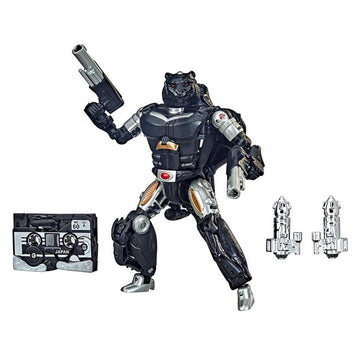 Transformers Generations War For Cybertron Exclusive Deluxe Covert Agent Ravage And Micromaster Decepticons Forever Ravage
