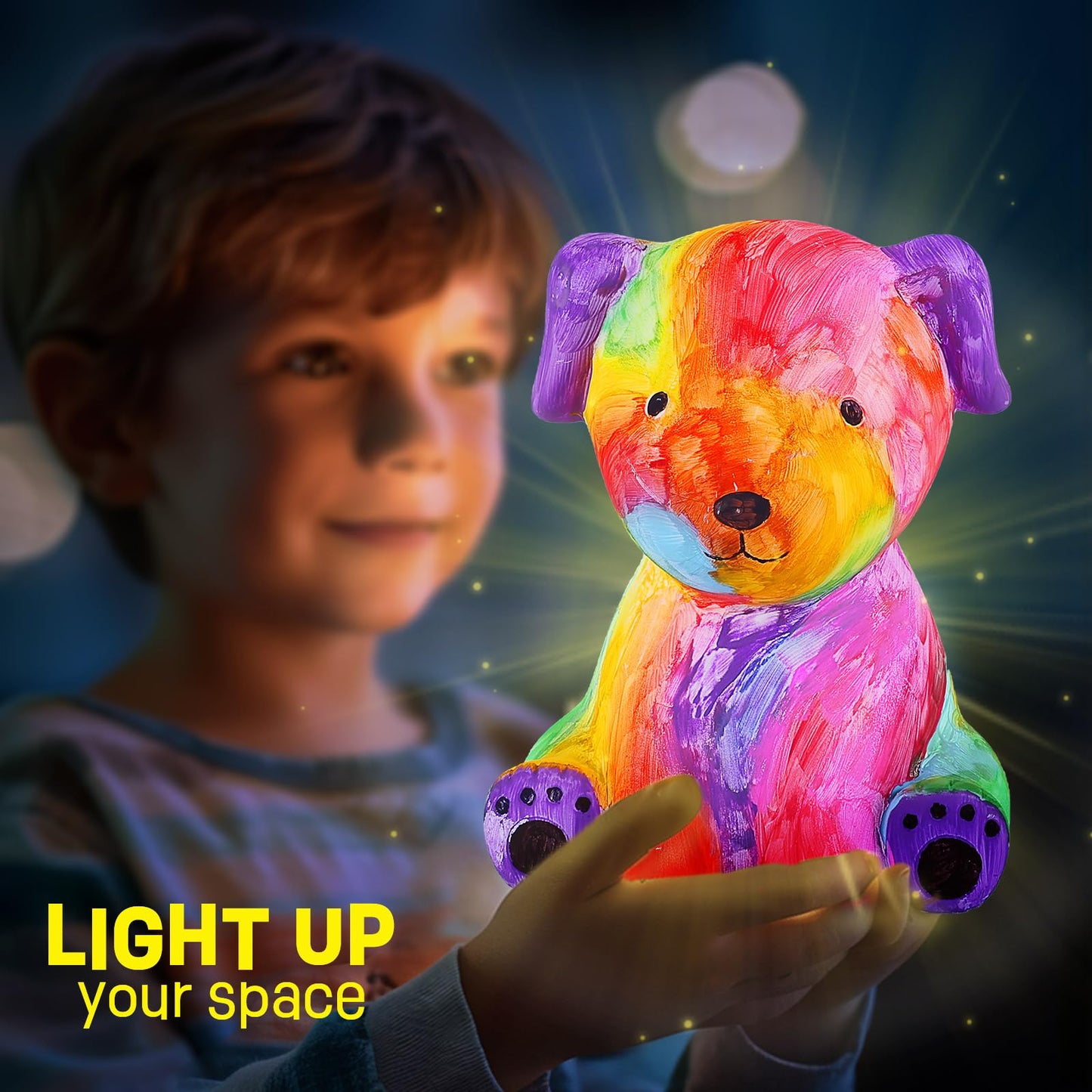 Laoese Paint Your Own Dog Lamp Kit, Art Supplies Arts & Crafts Kit, Painting Kit For Kids 6-12, Arts And Crafts For Kids Ages 8-
