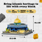 Alif and Friends Dome of The Rock Building Blocks Set - 900+ Pcs Islamic Building Toys - Al-Aqsa Mosque Perfect Eid Gifts for Ki