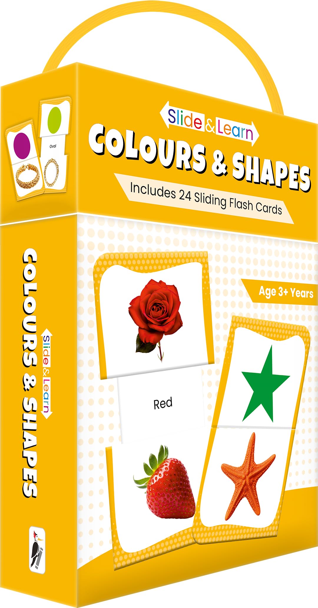 Slide & Learn Flash Cardscolours And Shapes (24 Early Learning Flash Cards For Toddlers And Kids)