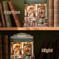Endless Limit Book Nook Kit  DIY Miniature House Kits for mature-themed and Teens  Dollhouse Tiny Booknook Garden House Bookshelf  DIY Craft Gifts for Family and Friends(Sunny Cafe)