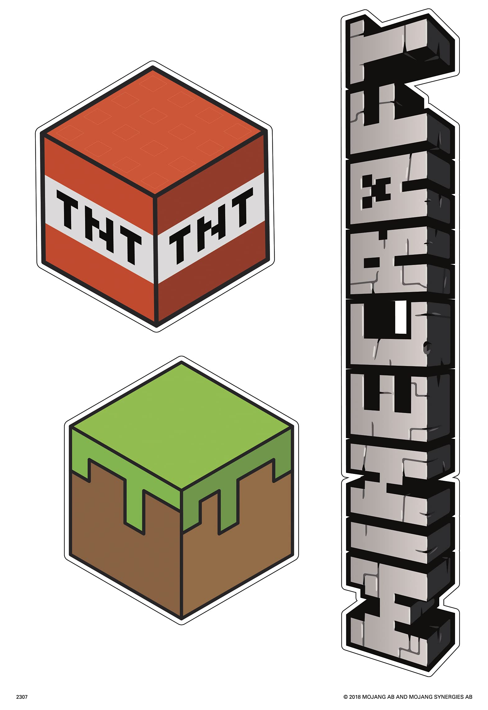 Minecraft Reading Decal Trends International Minecraft - Device Decals – Toytooth