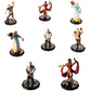 Monster Townsfolk Mini Fantasy Figures - 8Pc Hand-Painted Pub Workers Non Player Character Npc Miniatures- 1' Hex-Sized Compatible W Dnd Dungeons Dragons Pathfinder Rpg Tabletop Games