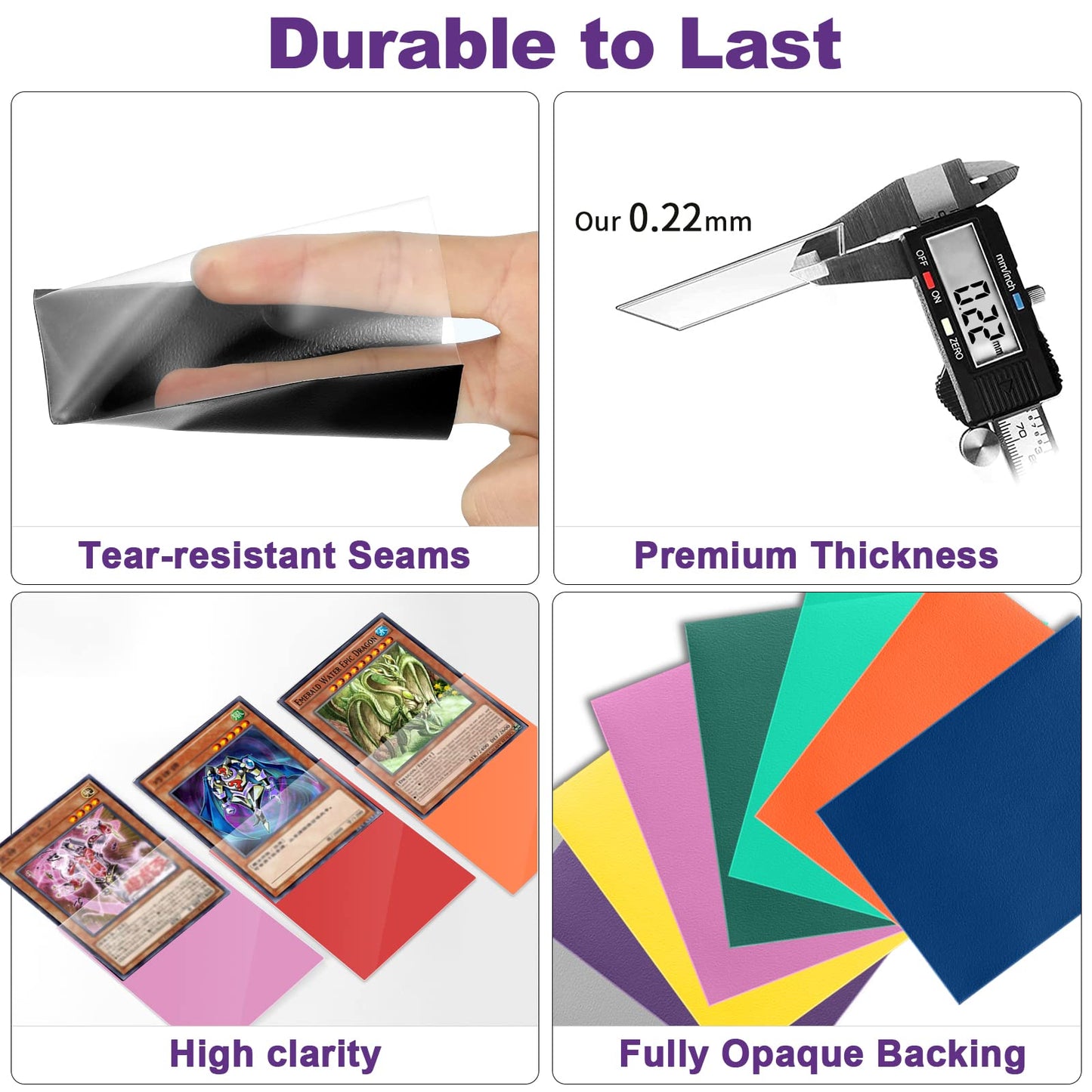 Purple Yu-gi-oh Card Sleeve 200 Pack  Japanese Small Card Sleeves Photocard Sleeves 62x89mm  Back Textured Perfect Shuffling  Protect Your Japanese Sized Trading Cards Kpop Photocard Never Tear