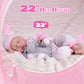 Aori Reborn Baby Dolls Girl 22 Inch Realistic Newborn Baby Doll Weighted Lifelike Toddler That Look Real With Elephant Jumpsuit And Toy In Gift Box