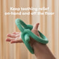 Get-A-Grip Silicone Baby Teether | Easy-Hold, BPA-Free Teething Relief