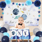 First Trip Around The Sun Birthday Decorations Space Theme 1St Birthday Banner Outer Space Birthday High Chair First Birthday De