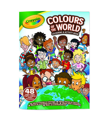 Crayola Colours Of The World - Album Activity & Coloring, 48 Coloring Pages And Educational Activities, 25-0717