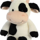 Aurora 11" Oink & Mooty Plush Toy - White Polyester, Model 02534