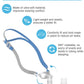 Replacement Set For P10 Series, Includes Headgear, Frame, Tube, Clips In One Pack, Snug Fit & Durable Replacement