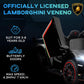 Aosom Lamborghini Veneno Licensed Kids Electric Car With Bluetooth, 12V Ride On Car With Butterfly Doors, Remote Control, Portable Battery, Suspension System, Horn, Songs, Lights, Black