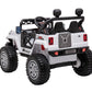 Dakott Kids Ride On Truck With Storage Space, 12V Children'S Electric Car With 2.4G Parental Remote Control, Music, Mp3 Player, Led Lights, Spring Suspension., Black