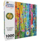 Cross & Glory 1000 Piece Jigsaw Puzzle - City Garden Rainbow Retreat, Large, Vibrant Colors, 1.8mm Thick Cardboard, Model CG-M-086
