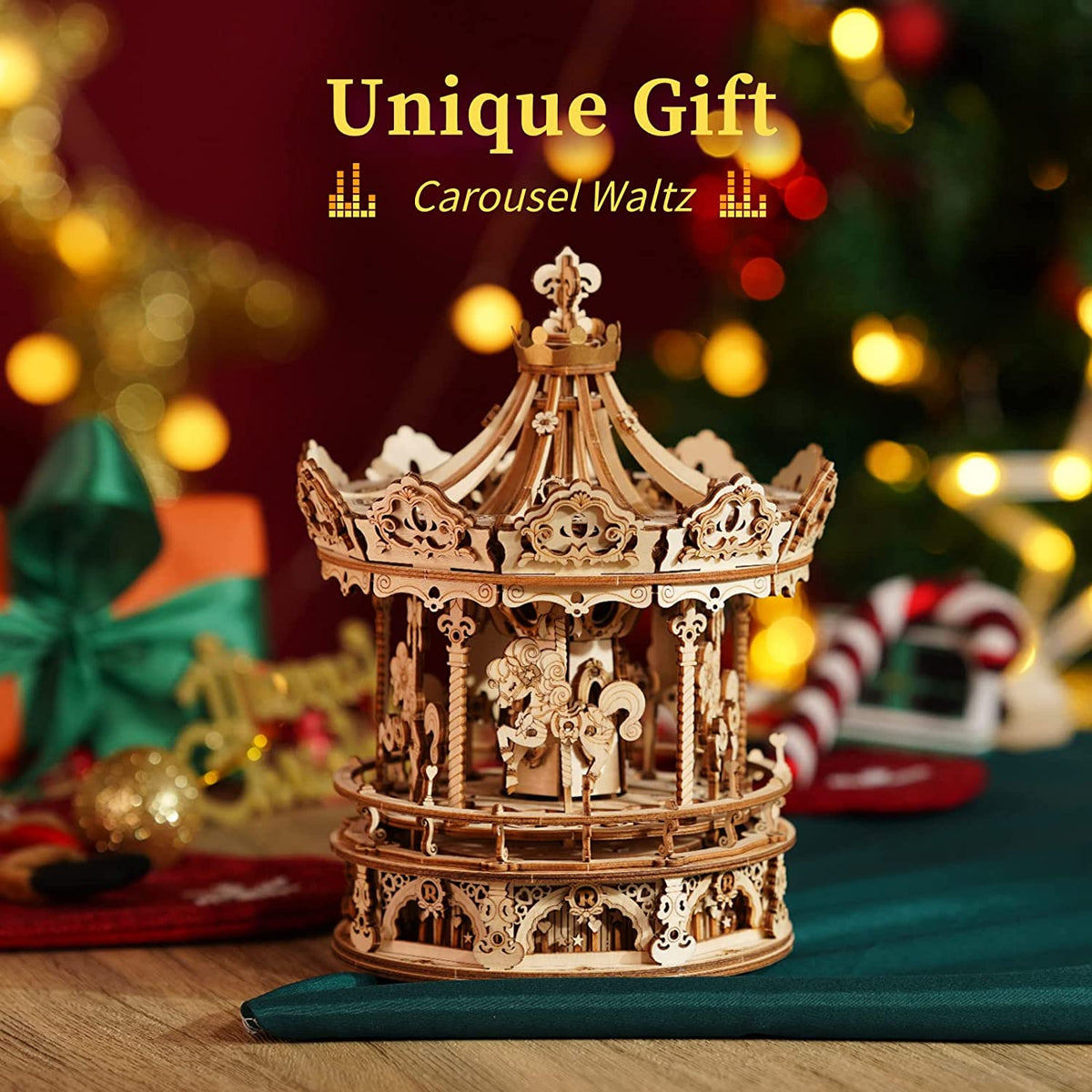 DIY Wooden Merry Go Round Puzzle