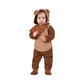 Star Wars Ewok Official Infant Halloween Costume - Premium Quality Minky Jumpsuit With Hood And Non-Slip Booties (6-12M) Brown