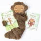 Slumberkins Bigfoot Snuggler & 2 Board Books Complete Set Bundle | Soft Plush Toy For Ages 0+ | Enhances Self-Esteem & Positive Relationships (Bigfoot Snuggler Plush + 2 Board Books)