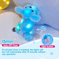 Wewill 10'' Light Up Blue Puppy Dog Led Stuffed Animal With Colorful Night Light Glow Soft Plush Toy Gifts For Kids On Christmas Birthday Valentines Day