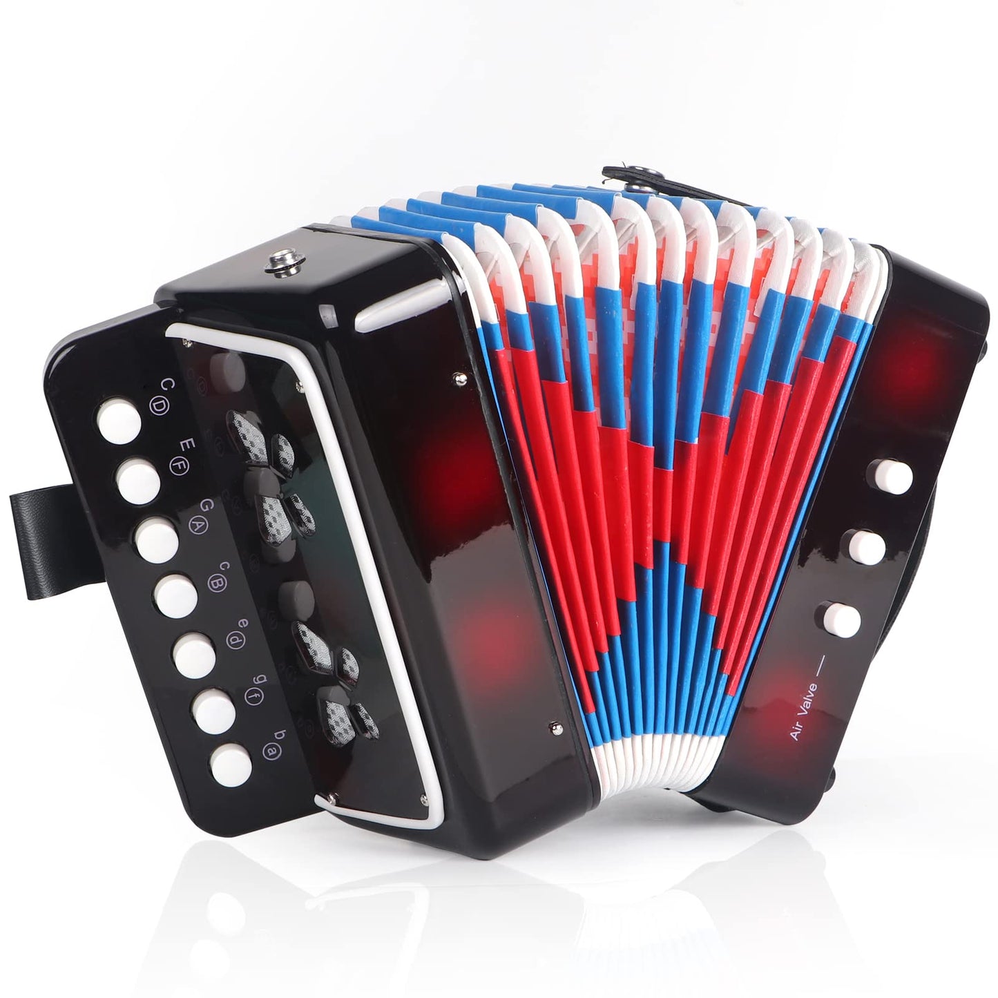 Kids Accordion, Horse 10 Keys Control Kids Accordion Musical Instruments For Kids Children Beginners Lightweight And Environment