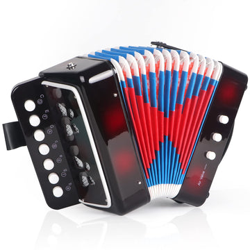 Kids Accordion, Horse 10 Keys Control Kids Accordion Musical Instruments For Kids Children Beginners Lightweight And Environment