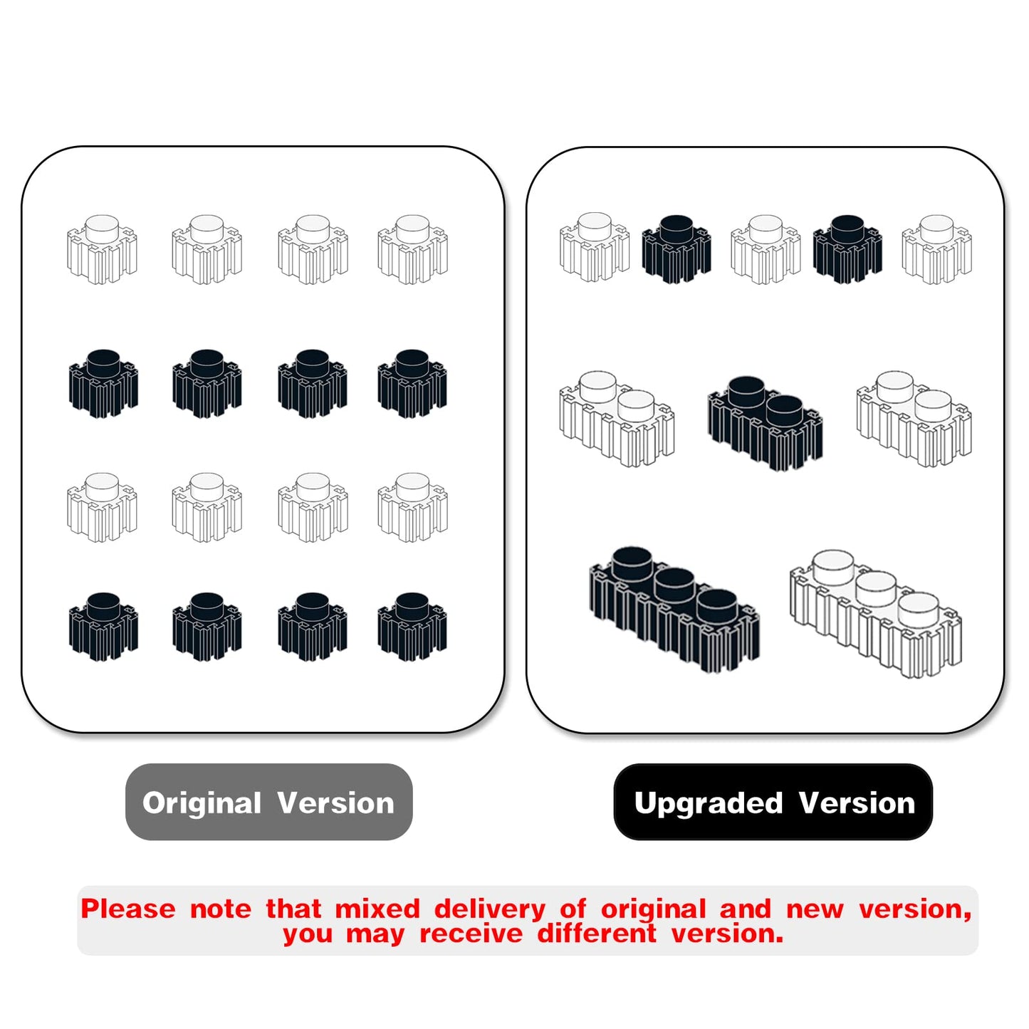 Larcele Dog Micro Building Blocks Animal Mini Building Toy Bricks,7185 Pieces Kljm-02 (Big Schnauzer)