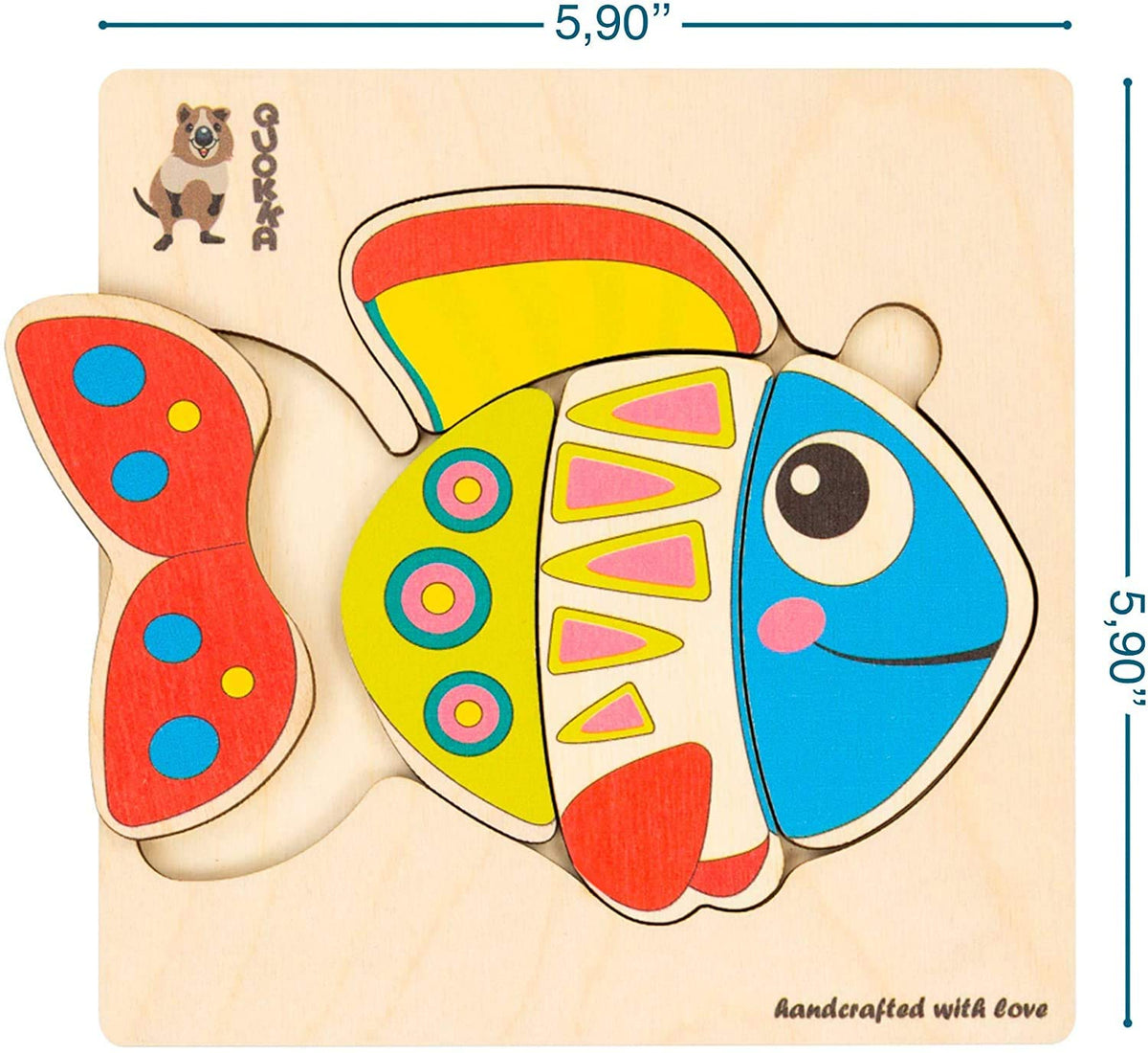 Toddlers Wooden Animal Riddle