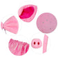 Jmkcoz Animal Fancy Pig Costume Set Pink Pig Ears Headband Nose Tail Bow Tie Tutu Skirt For Christmas Halloween Dress Up Cosplay Party