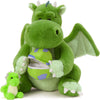 Tezituor 3-in-1 Large Dragon Stuffed Animal  20 Inch Big Stuffed Dragon Plush with Baby and Egg Toy for Girls Boys  Cuddle Hugging Dino Plush Gift for Birthday Christmas