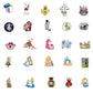 50 Cartoon Alice In Wonderland Stickers Waterproof Stickers Vinyl Sticker Clings Water Bottles Laptop Scrapbooking Computers Pho