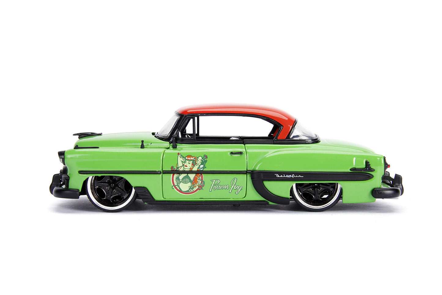Jada Toys 1: 24 1953 Chevy Bel Air Hard Top W/Poison Ivy Figure, Green