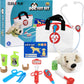Click N' Play Kids Veterinary Playset, Vet Play Sets for Kids, Vet Pretend Play for Kids, Vet Set Includes Plush Dog Toy and Vet