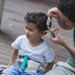 PlanToys Hair Dresser Pretend Play and Role Play Set (3492) | Sustainably Made from Rubberwood and Non-Toxic Paints and Dyes