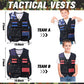 Sosation 12 Sets Tactical Vest Kit Compatible With Nerf Party Favor, Face Mask Wrist Ammo Holder Toy Gift(Orange And Blue)