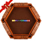 Alangduo Shut The Box Game With 12 Dice, 2-6 Player Shut The Box Table Math Game, Shut The Box Game Wooden, Educational Close The Box Game For Kids, Adults (Brown)