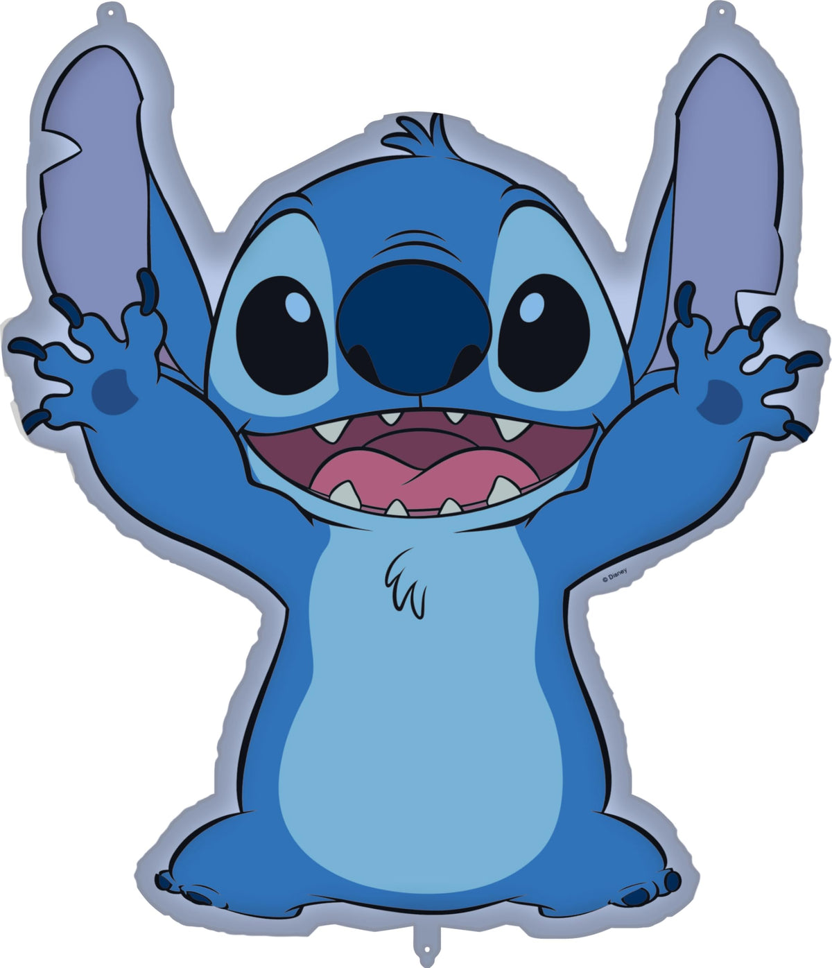 Lilo & Stitch Foil Balloon as Decoration for Birthday and Theme Party Balloon for Air and Helium, 76 x 88 cm, Childrens Birthda