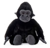 The Petting Zoo Gorilla Stuffed Animal, 12 Inch Plush Toy, Black, Model 420327, Gifts for Kids