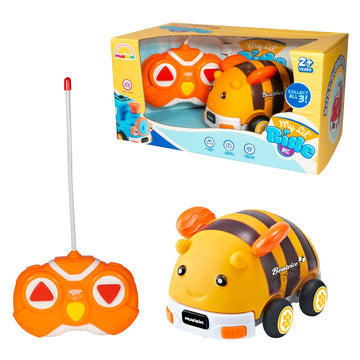 MUKIKIM My Little Rides - Beatrice The Bee. Your Child's First Remote Control Car. Safe & Durable for Ages 2+ Toddlers/Young Kid