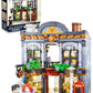 Elecart 3D Coffee Shop Building Blocks Set With Led Lights  698 Pieces Modular House Construction Toy | Caf Street Scene Playse