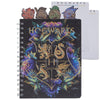 Innovative Designs Harry Potter Hogwarts Tab Journal Notebook, Spiral Bound, 96 Lined Pages, 8 X 7 Inches, Black