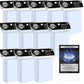 Vkshop 1200Pcs Soft Clear Card Sleeves, Standard Trading Cards Fit For Penny Card Sleeves,Football,Magic, Baseball,Mtg,Yugioh Ca