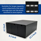 Fageverld Trading Cardboard Card Storage Box - With 12 600-Count & 50 Card Dividers, Collectors Card Organizer Box For Mtg Baseb
