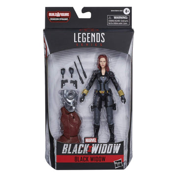Marvel Hasbro Black Widow Legends Series 6-Inch Collectible Black Widow Action Figure Toy, Premium Design, 6 Accessories, Ages 4 And Up