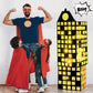 Weekgrat 6 Pcs Large Hero Party Favor Boxes with Light String 11 Inch Skyscraper City Gift Large Hero Theme Candy Treat Boxes Sk