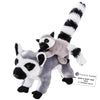 Forest & Twelfth Mom And Baby Mini Lemur, Stuffed Animals For Boys And Girls, Safari Baby Shower Decorations, Nursery Décor, Zoo Animals For Toddlers, Plush Toys, Soft Stuffed Lemur, Huggable (Lemur)