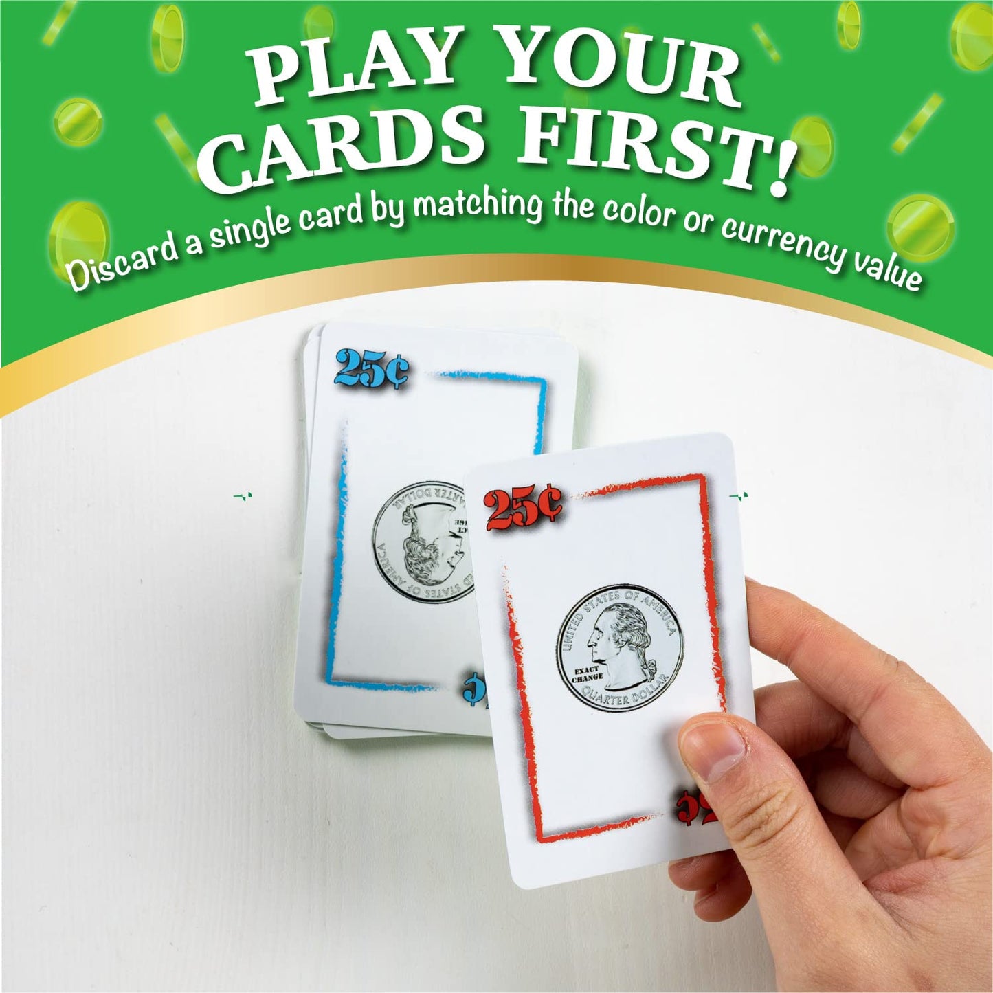 Exact Change Card Game - Educational Money Counting Game For Kids