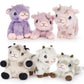 Tezituor 6 Pcs Sheep Stuffed Animals Set  8 Inch Cute Stuffed Lamb Plush Toy for Birthday Party  Plush Sheep Lamb Toy Bulk for Boys Girls