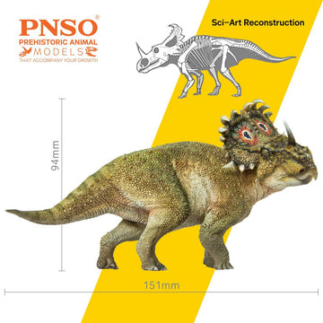 Pnso Prehistoric Dinosaur Models (40 A-Qi The Sinoceratops)