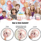 Dusty Pink Balloons, 60 Pcs Blush Pink Nude Balloons Set With Rose Gold Confetti Metallic Rose Gold Balloons, Retro Pink Pastel